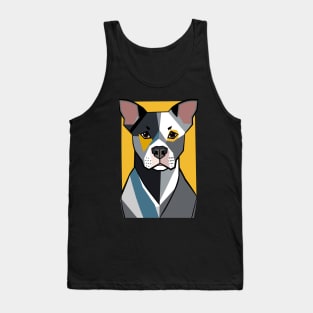 Portrait of Pitbull Tank Top